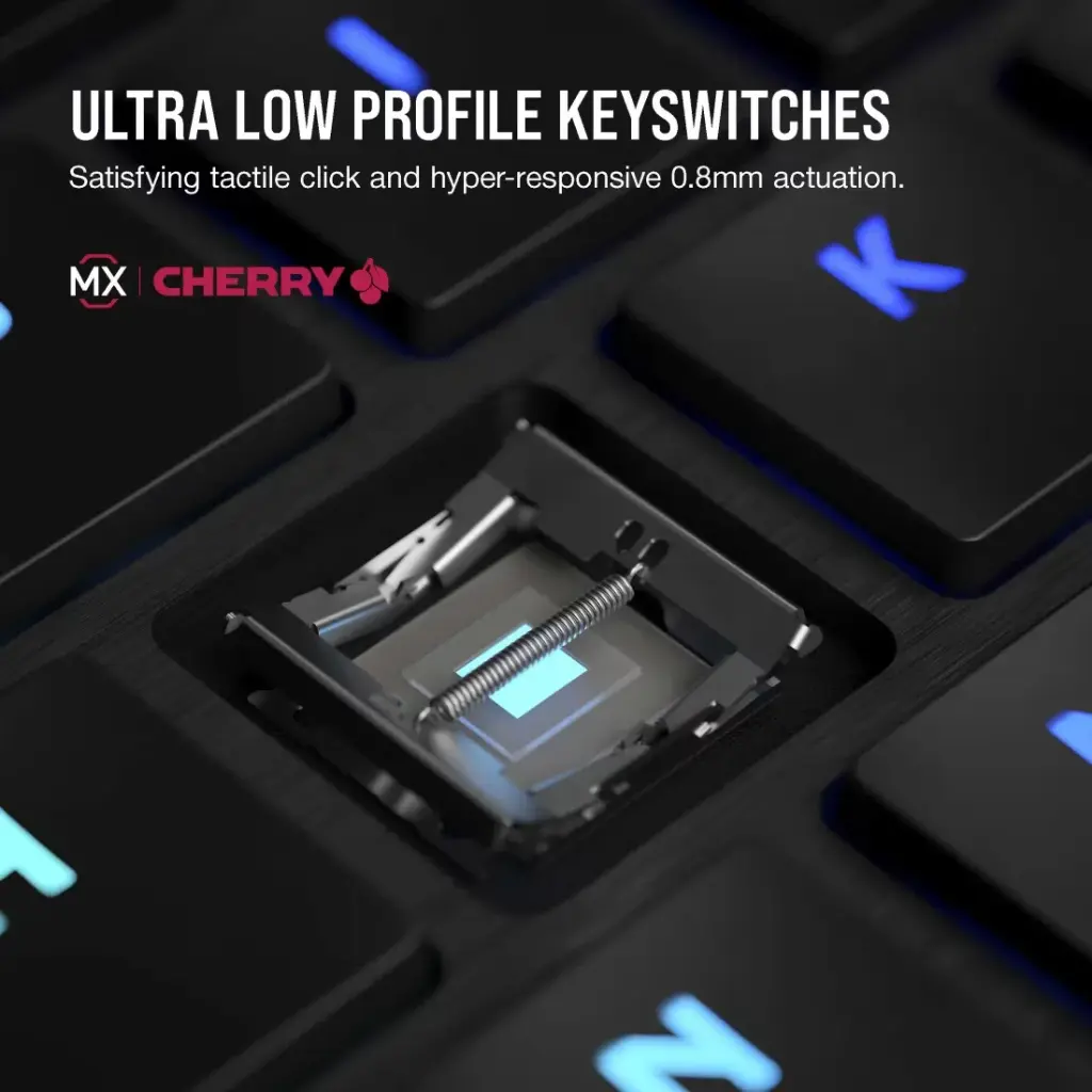 TECLADO MECÁNICO CORSAIR K100 AIR RGB WIRELESS - CHERRY MX