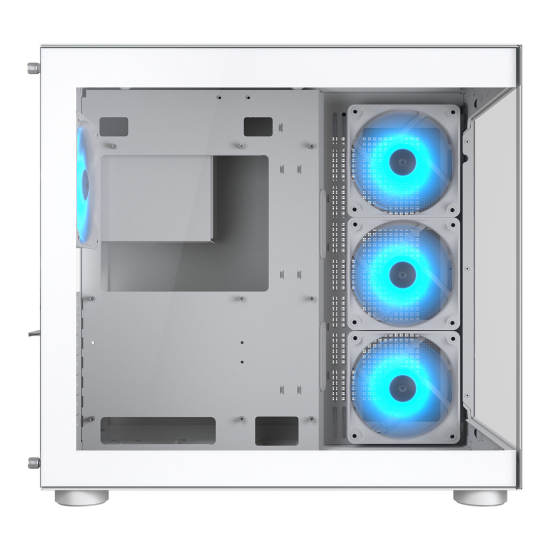 CAJA COUGAR FV150 VIDRIO TEMPLADO 4 FAN ARGB BLANCO