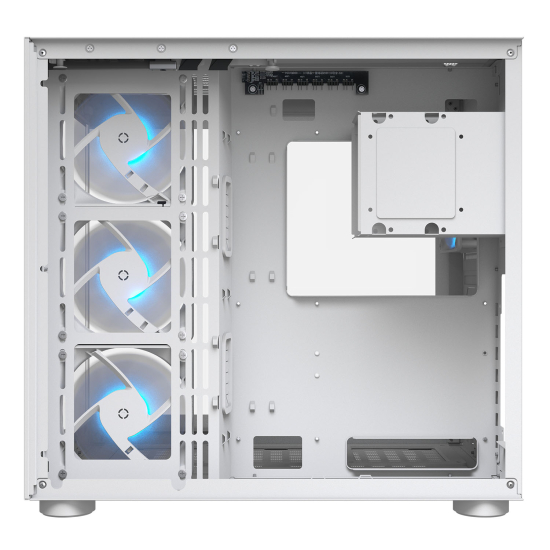 CAJA COUGAR FV150 VIDRIO TEMPLADO 4 FAN ARGB BLANCO