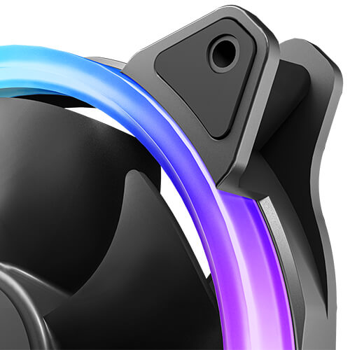 KITx3 VENTILADORES ANTEC NEON 120 ARGB+CONTROLADOR