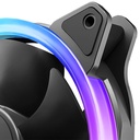 KITx3 VENTILADORES ANTEC NEON 120 ARGB+CONTROLADOR