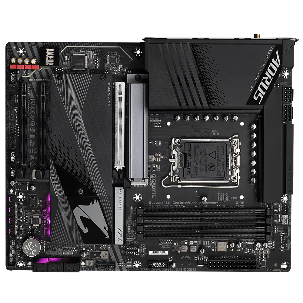 Gigabyte Z790 AORUS Elite AX WiFi – DDR5, Soporte Gen XII-XIV