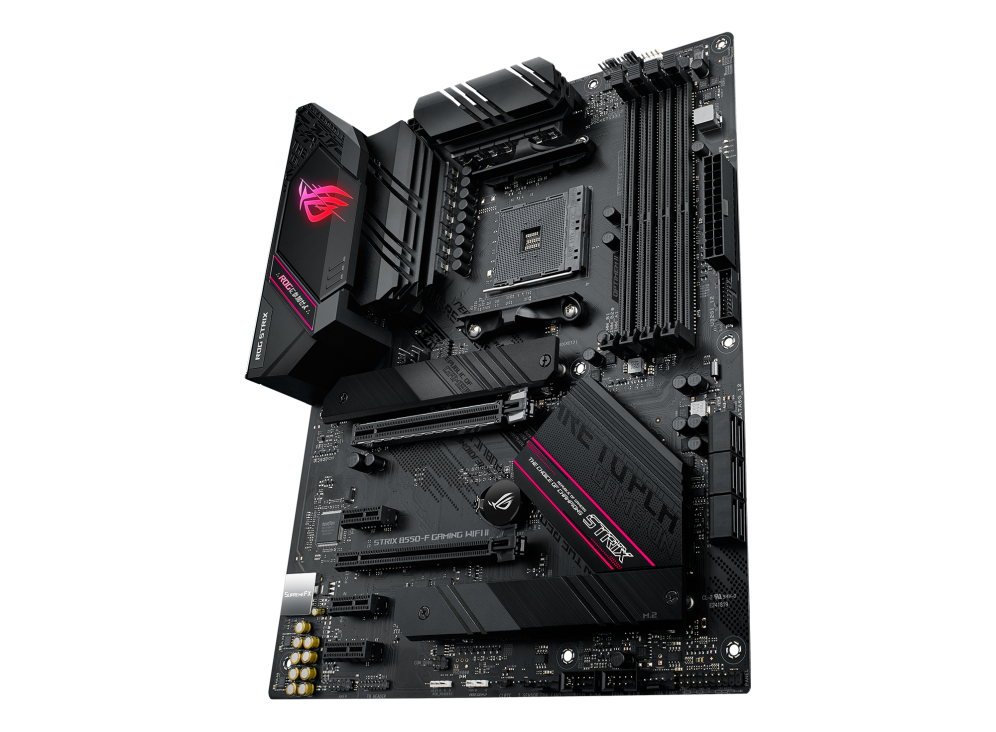 ASUS ROG STRIX B550-F WiFi II – ATX, Soporte (2 GPU), PCIe 4.0, DDR4, RYZ