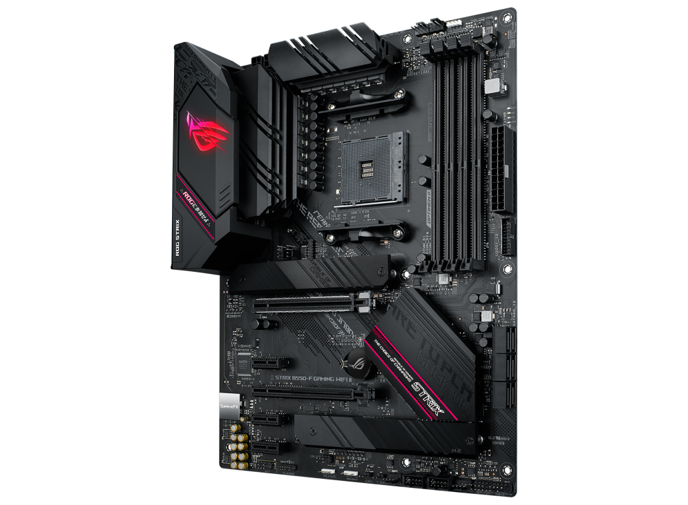 ASUS ROG STRIX B550-F WiFi II – ATX, Soporte (2 GPU), PCIe 4.0, DDR4, RYZ