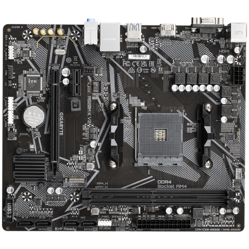 Gigabyte A520M-K V2: PCIe, USB 3.2, DDR4, RYZ