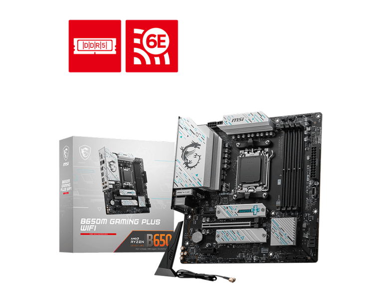 MSI B650M Gaming Plus WiFi – M.2, USB 3.2, DDR5, RYZ