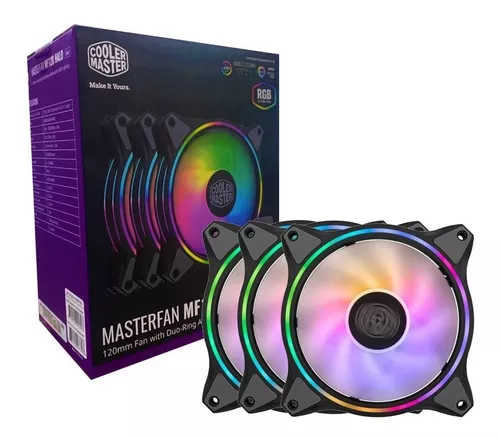 KIT FAN COOLER MASTER MF120 HALO + CTRL 