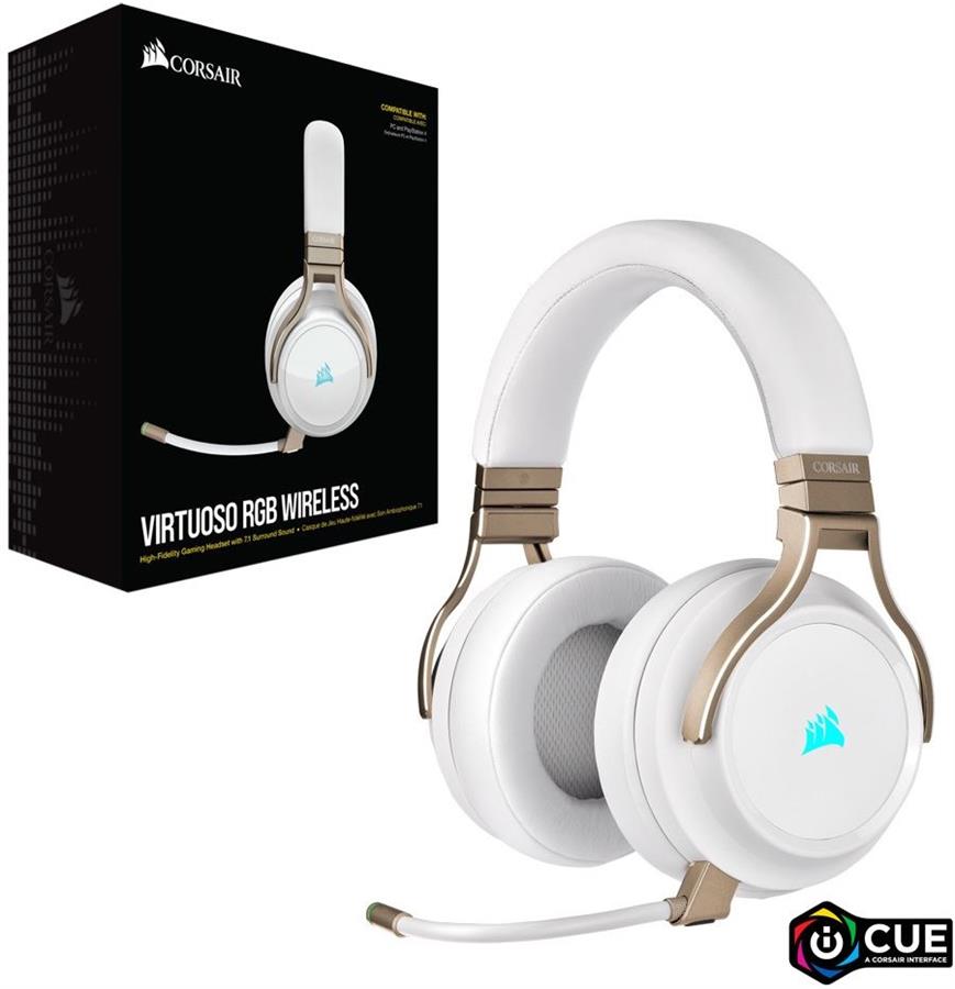 [20274] AURICULARES GAMER CORSAIR VIRTUOSO PEARL