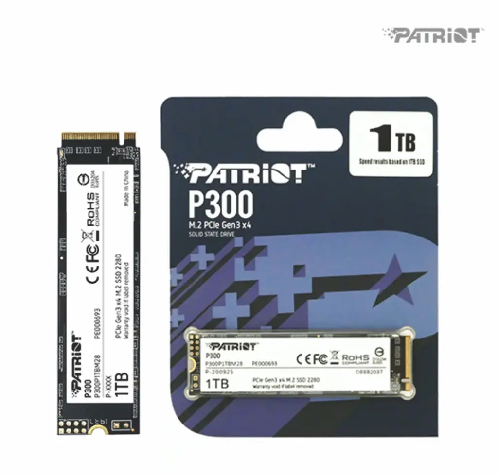 [20352] SSD 1 TB PATRIOT P300 M.2 PCle