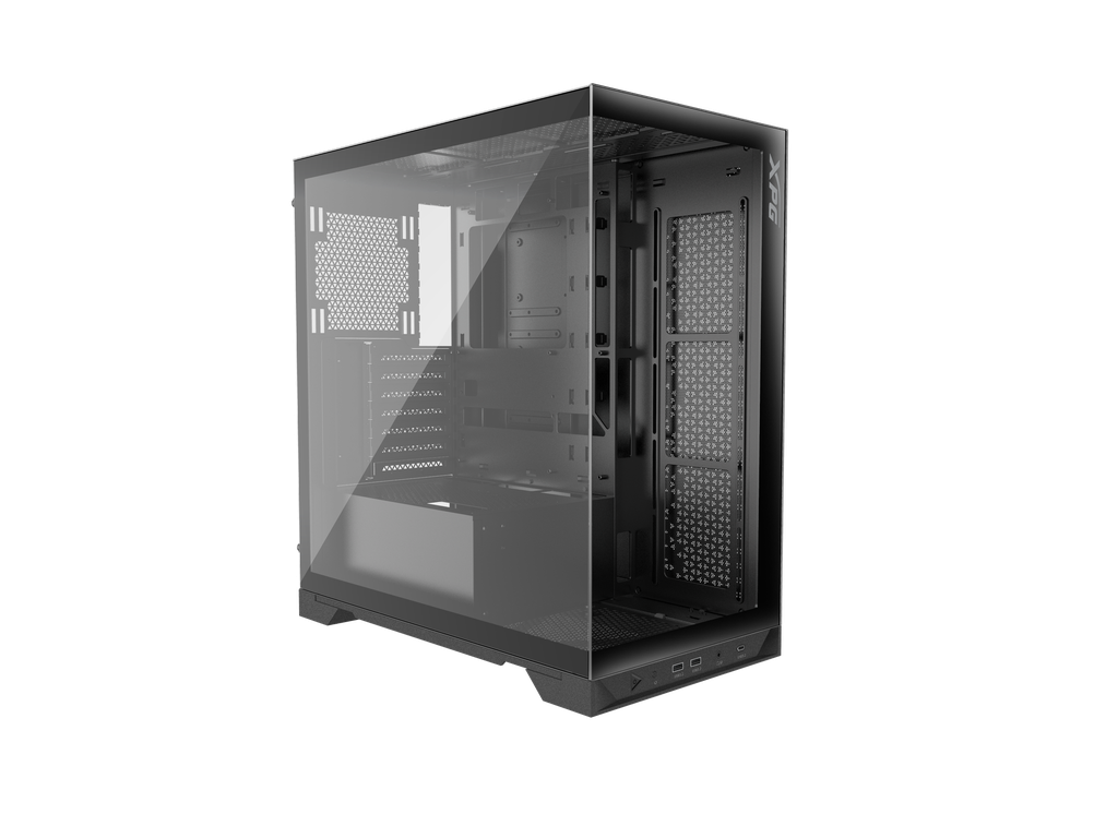 [20476] CAJA XPG INVADER X + 5ARGB + RISER 4.0 (Negro)