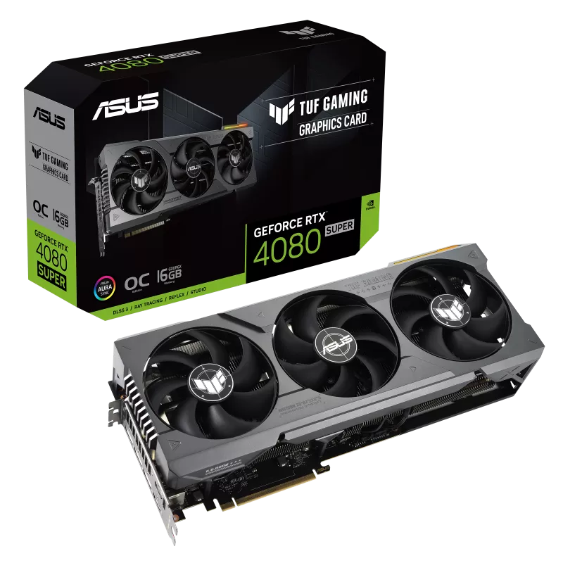 TARJETA GRÁFICA ASUS TUF RTX™ 4080 SUPER GAMING OC 16 GIGAS