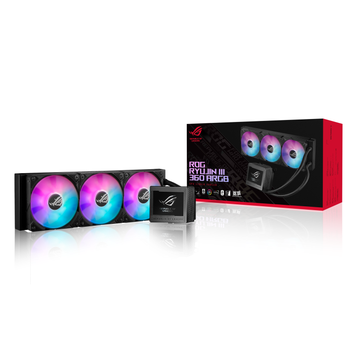 REFRIGERACION ASUS ROG RYUJIN III 360 ARGB NEGRA