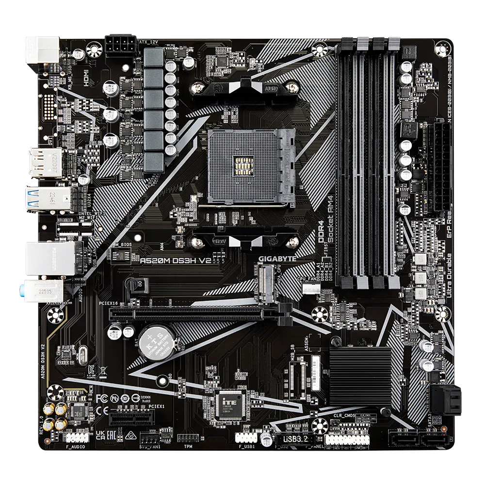 BOARD GIGABYTE A520M DS3H V2 DDR4 AM4