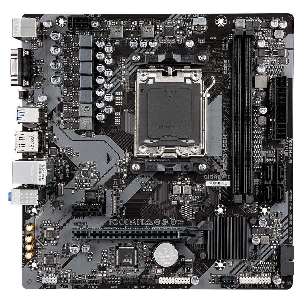 [20635] BOARD GIGABYTE A620M S2H DDR5 AM5