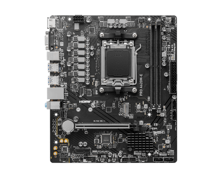 [20659] BOARD MSI PRO A620M-E HDMI DDR5 AMD AM5