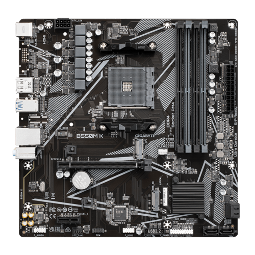 [20665] BOARD GIGABYTE B550M K DDR4 AM4