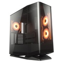 CAJA COUGAR FV270 VIDRIO TEMPLADO 1 ARGB BASE GIRATORIA NEGRA