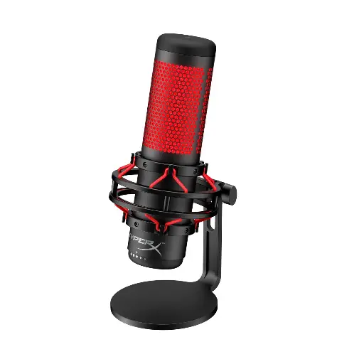 [20209] MICROFONO HYPERX QUADCAST RED NEGRO