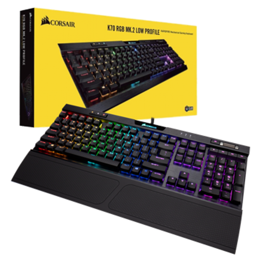 [20255] TECLADO GAMER CORSAIR K70 MECÁNICO MK2