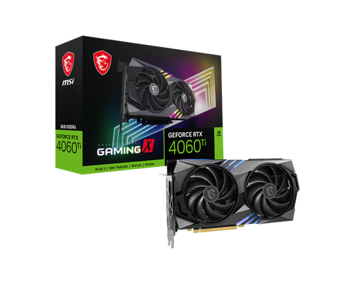 [20738] TARJETA GRÁFICA MSI GEFORCE RTX 4060Ti GAMING X 8GB