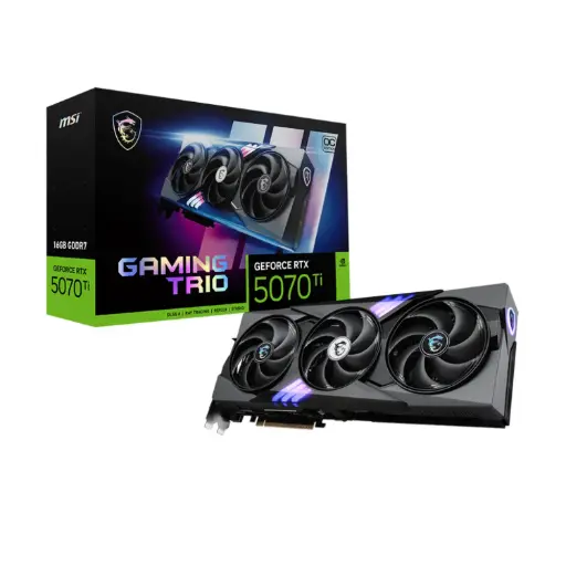 [21252] Tarjeta De Video MSI GEFORCE RTX-5070Ti Gaming Trio OC 16GB