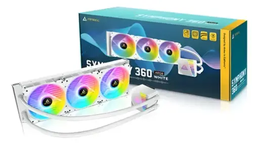[21456] REFRIGERACION ANTEC SYMPHONY 360 ARGB BLANCA